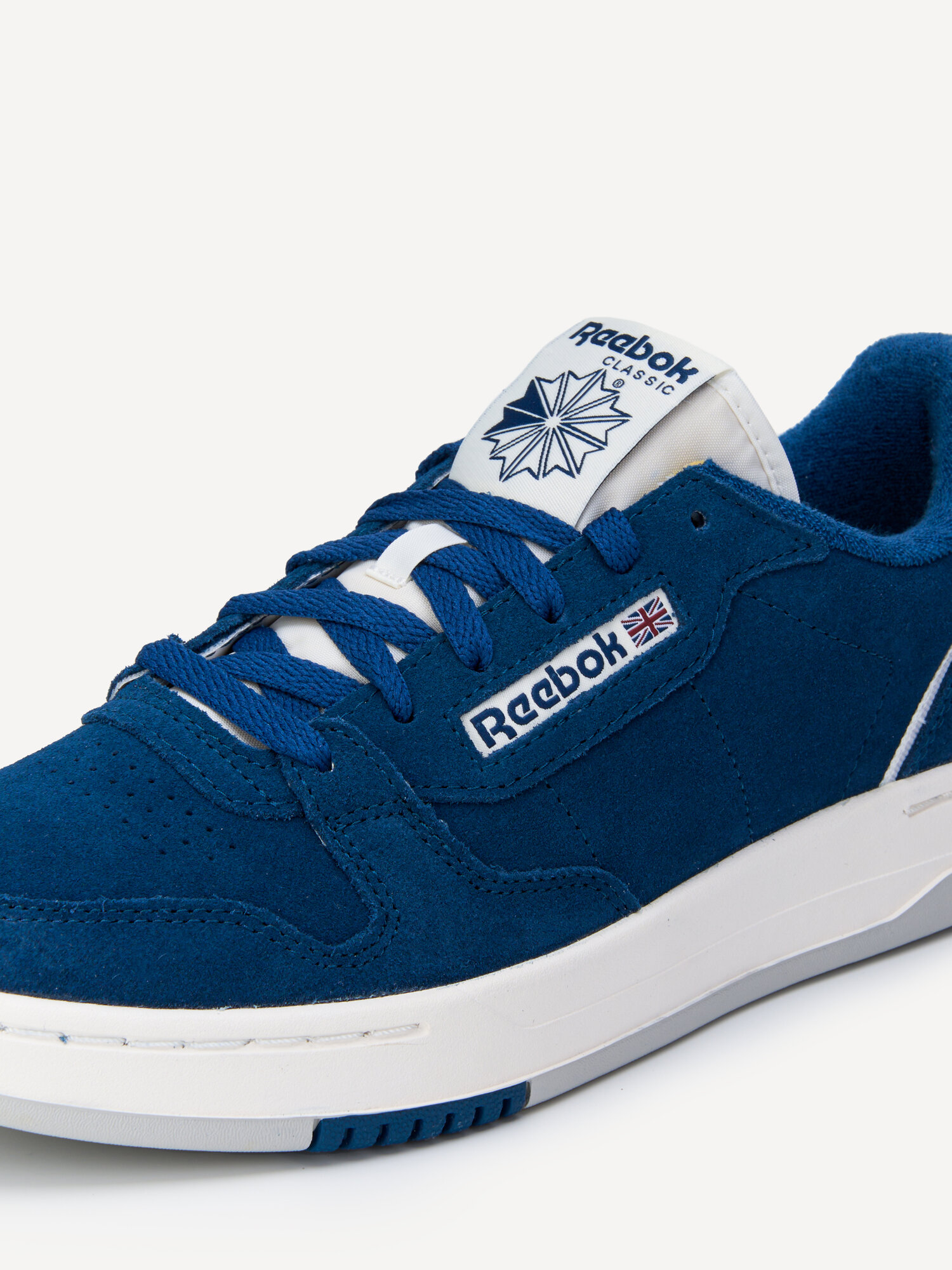 Кеды Reebok Phase Court, размер 9 US, синий/бежевый/красный — фото 1