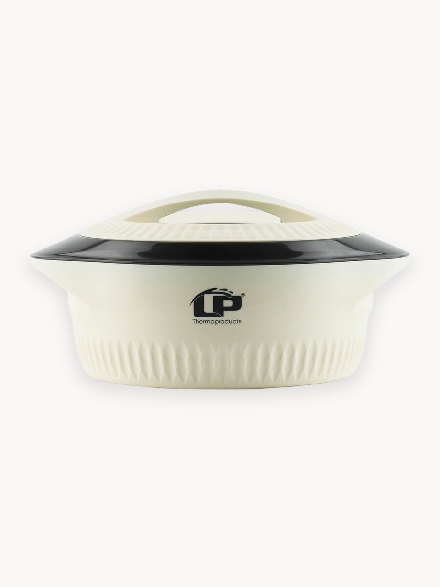 Термокастрюля для дома и дачи для шашлыков или свежих салатов LP 2л кремовый