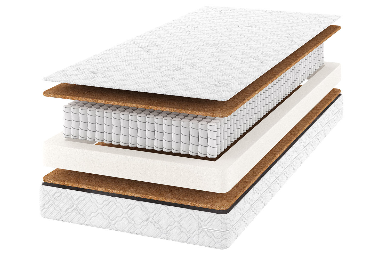 Матрас QUALITY SLEEP Dream EVS500 Plus 80х180 см двусторонний высокая жесткость