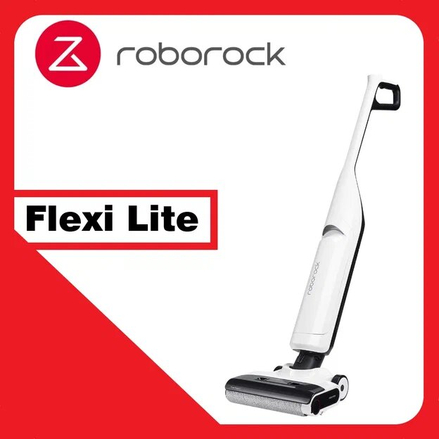Вертикальный пылесос Roborock Flexi Lite EU, белый, моющий