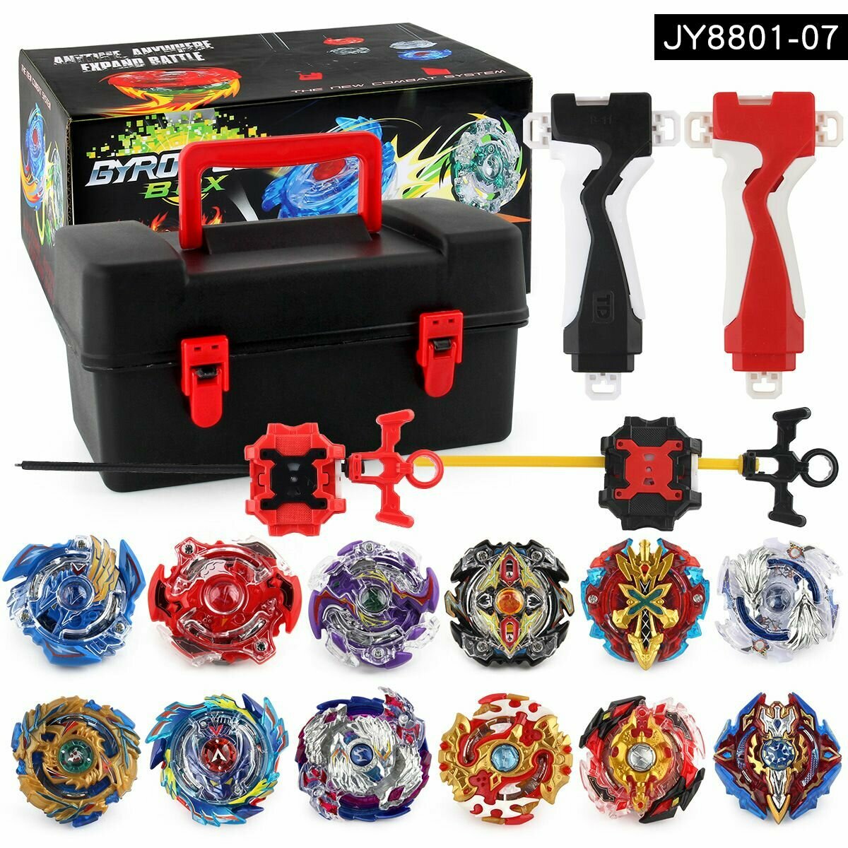 Набор Beyblade с ящиком для 12 спиннеров/игрушка со спиннером с ареной для сражений, Beyblade