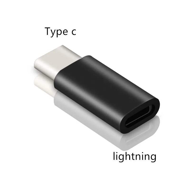 8-контактный мини-адаптер с подсветкой на USB Тип C для IPhone 11 12 13 Pro Max Samsung S20 S21 Ios на Type C Otg зарядный преобразователь C