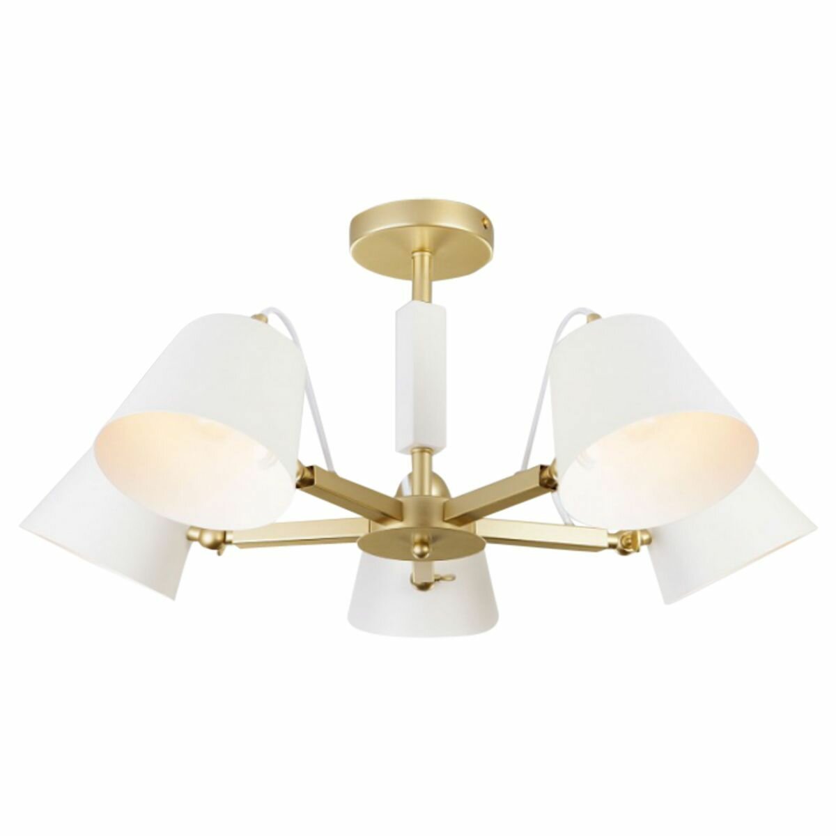 Люстра потолочная Цвет - Белый CC0901/5 Е27