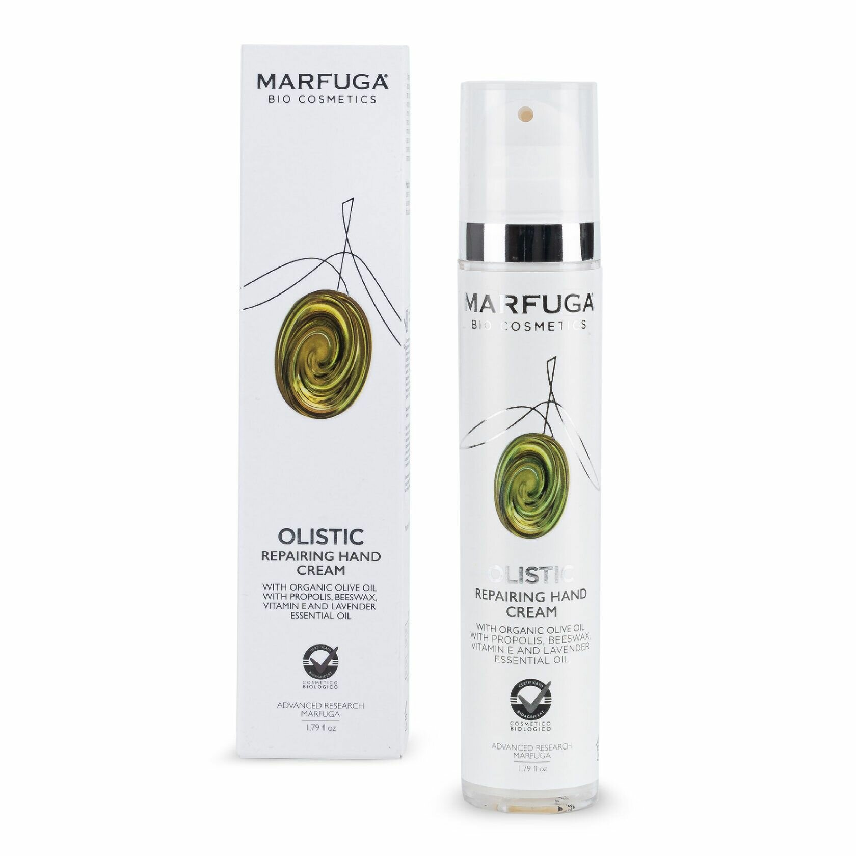 Итальянский крем Marfuga, для рук, на основе оливкового масла, для сухой кожи