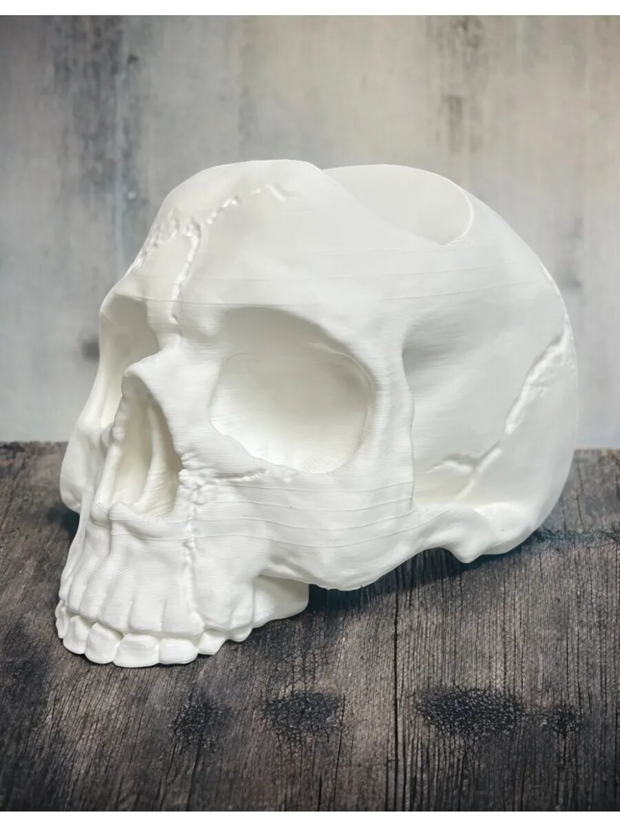 PS5 Подставка для геймпада Череп (Белая) playstation уникальная прикольная — фото 1