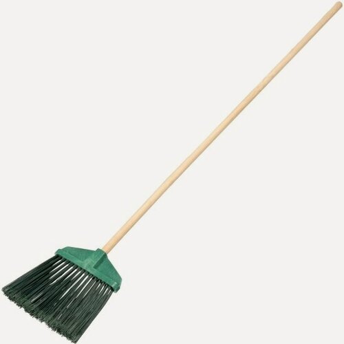 Изображение товара Метла Сибртех полипропиленовая , 345х200х1420 мм, веерная распушенная, деревянный черенок, 63230