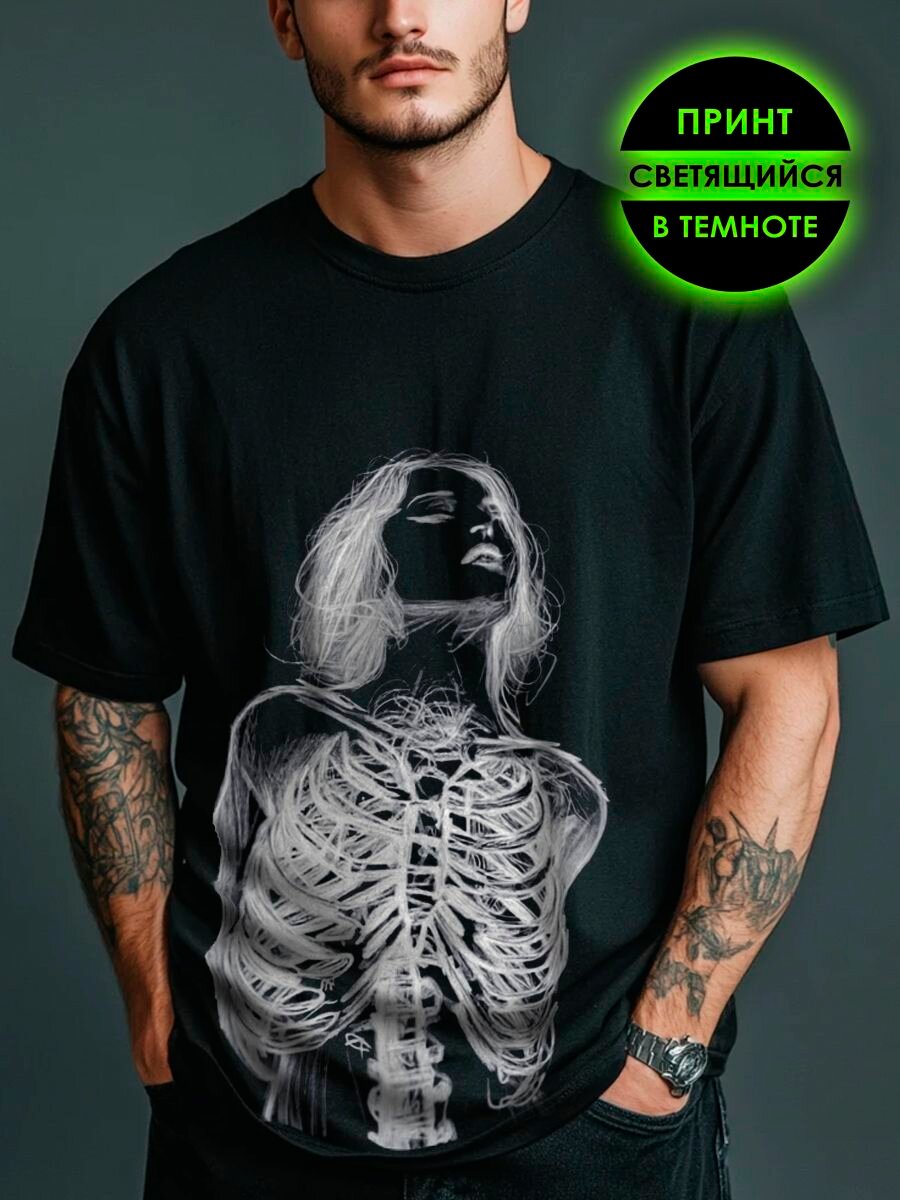 Футболка Romax Tex Оверсайз, размер M (50-52), черный