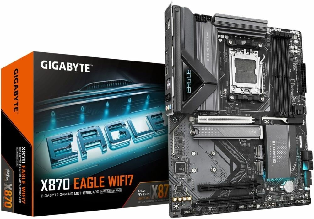 Материнская плата Gigabyte X870 Eagle WiFi7, сокет AM5, DDR5, ATX