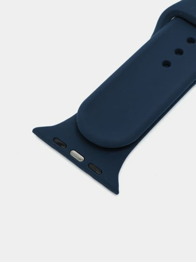 Ремешок силиконовый для Apple Watch 3,4,5,6,7,8 SE и Ultra, размер 42/44/45/49 мм и 38/40/41 — фото 1
