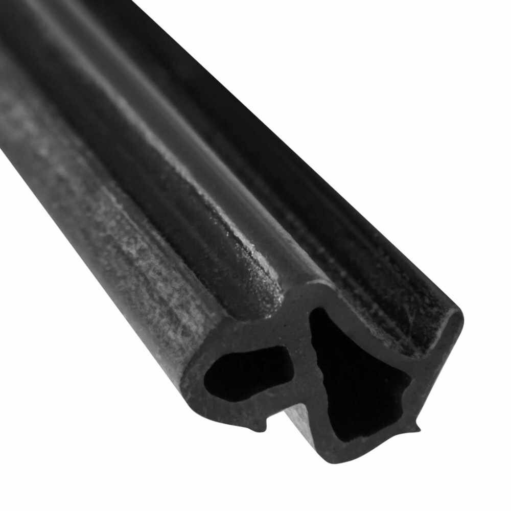 Уплотнитель для пластиковых окон и дверей ТДВ epdm-каучук 55 м черный