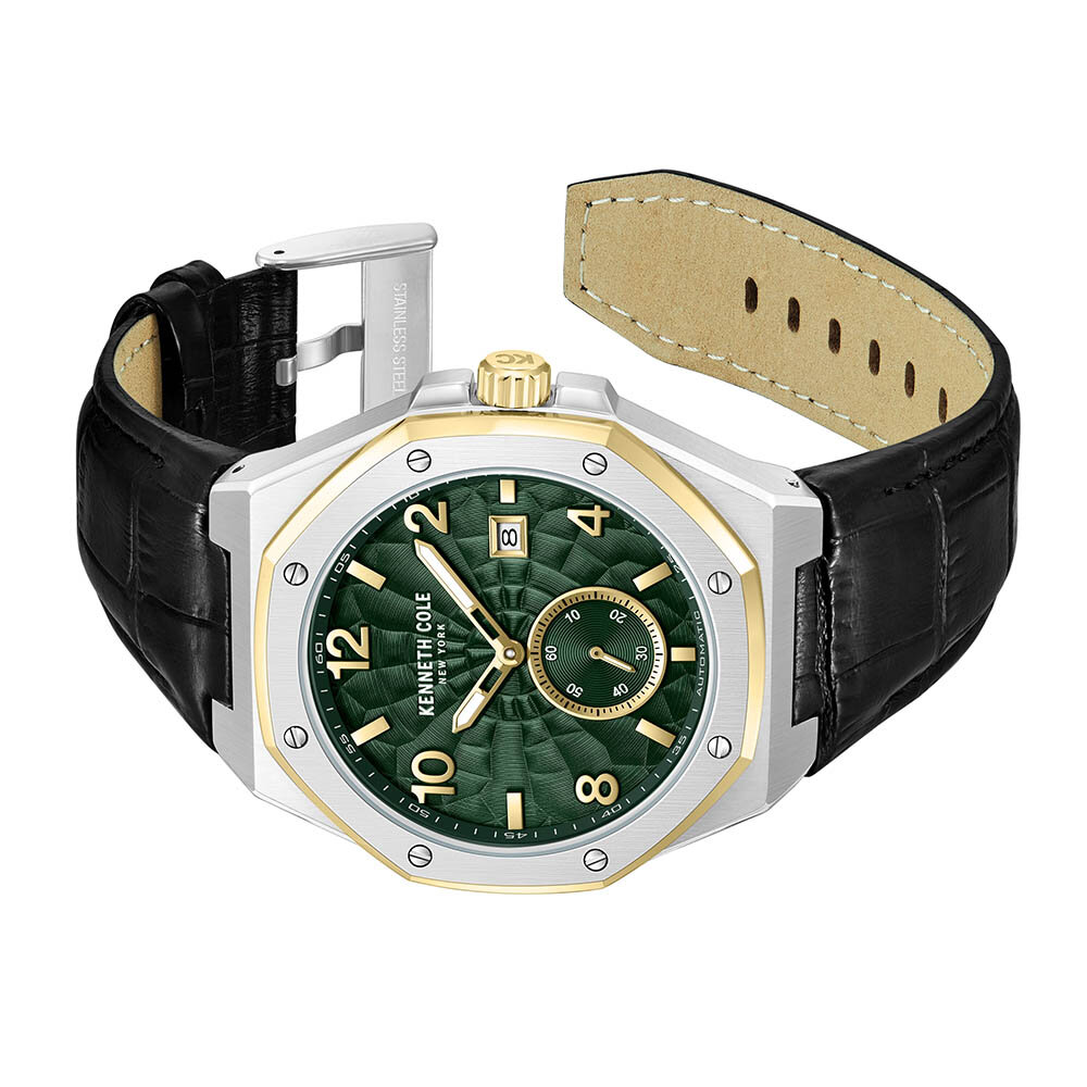 Наручные часы KENNETH COLE Automatic, зеленый — фото 1