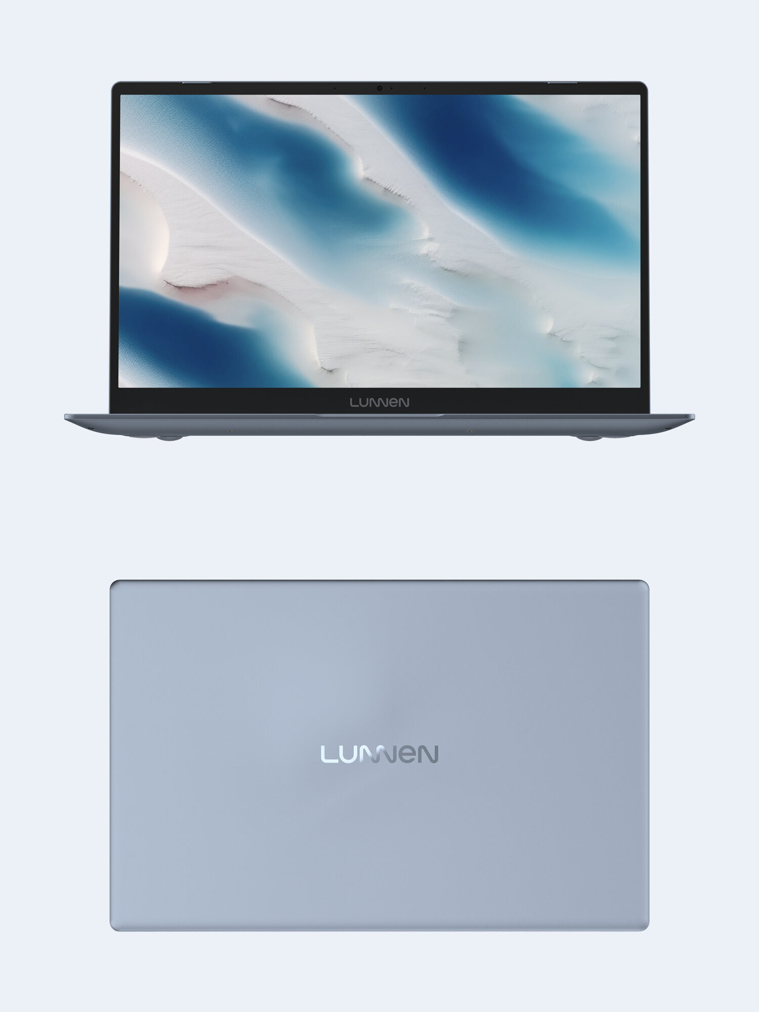 15.6" Ноутбук LUNNEN Ground 15 (2025), AMD Ryzen 5 PRO 5675U, RAM 16 ГБ, SSD 512 ГБ, IPS Full HD 1920x1080, Windows 11 Home, цвет Silver Sea, LL5FAWL02 — фото 1