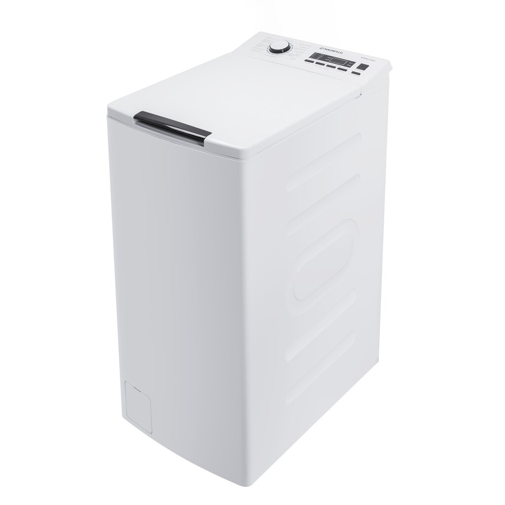Стиральная машина MAUNFELD MFWM128WH, белый, вертикальная загрузка, 7.5кг