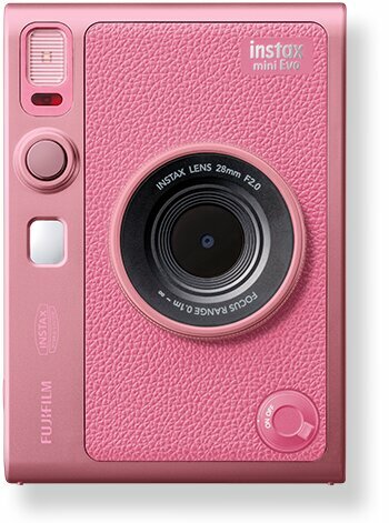 Fujifilm Instax Evo mini Мгновенная печать (вишневая пудра), скидка 62%, 100 эффектов (10 линз + 10 лент）