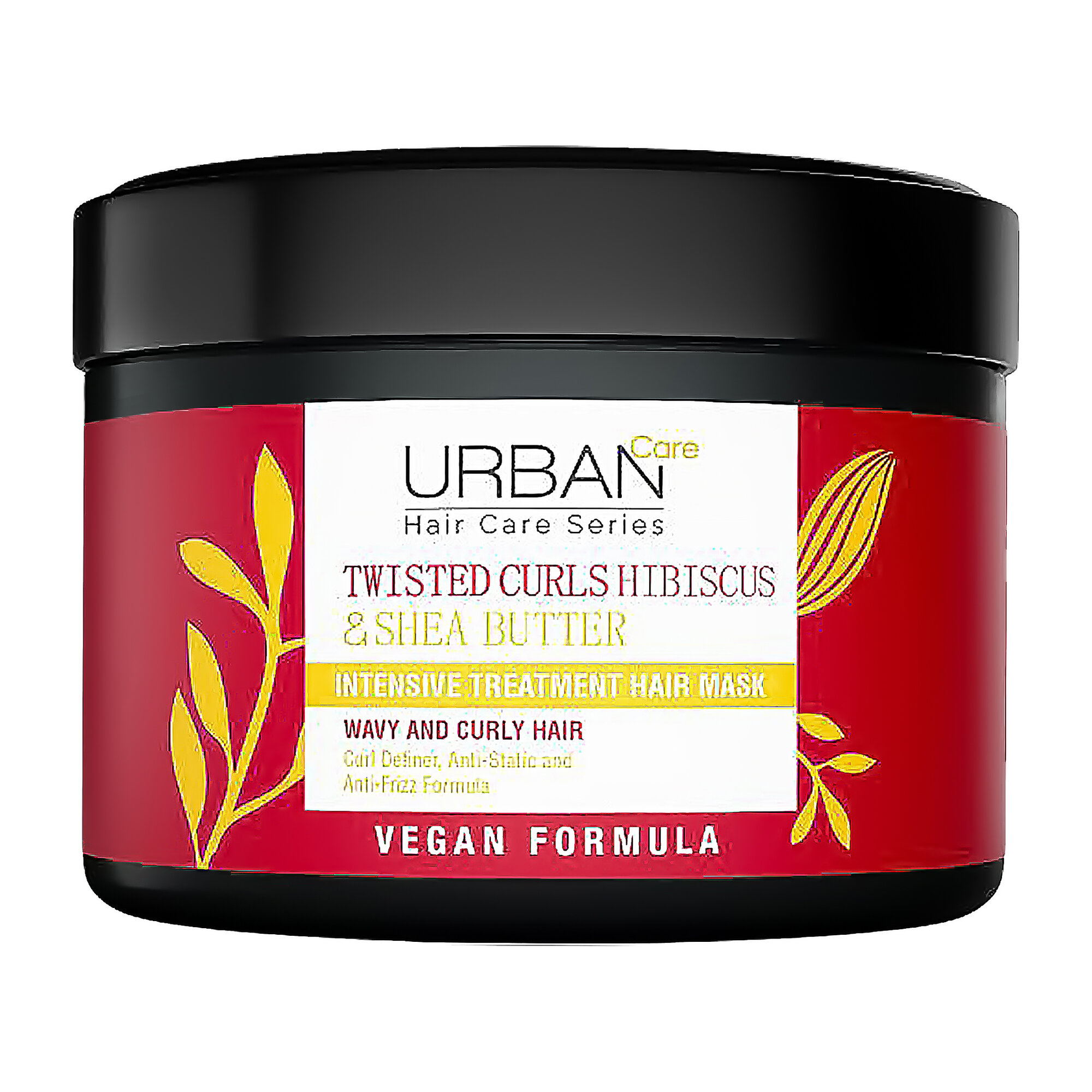 Маска для волос URBAN CARE Hibiscus Shea, для вьющихся волос 230 мл
