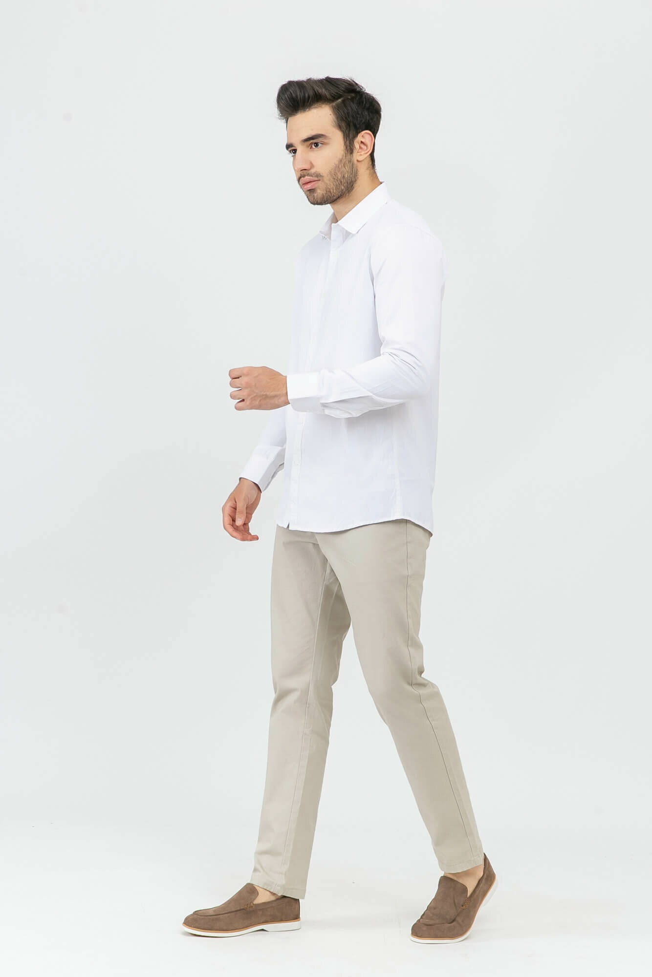 Рубашка TERRA PRO, размер S, white