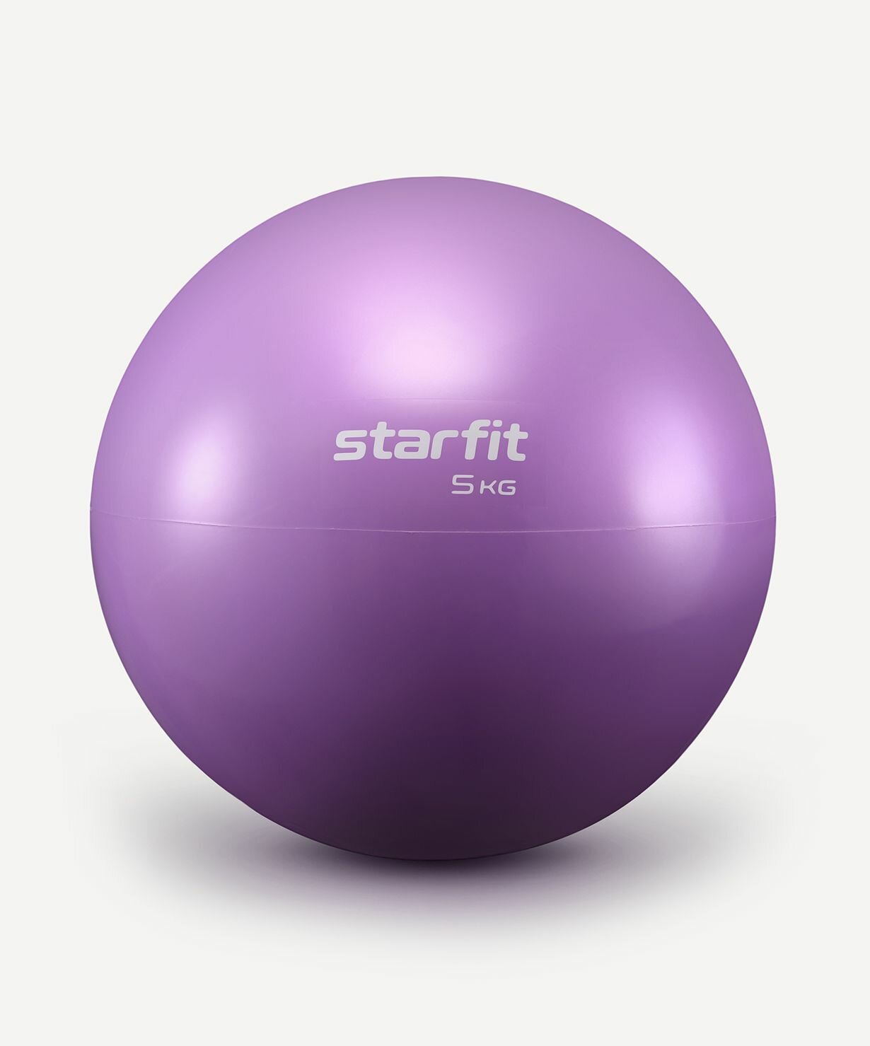 Медбол STARFIT Core GB-703, вес 5 кг, цвет фиолетовый пастель