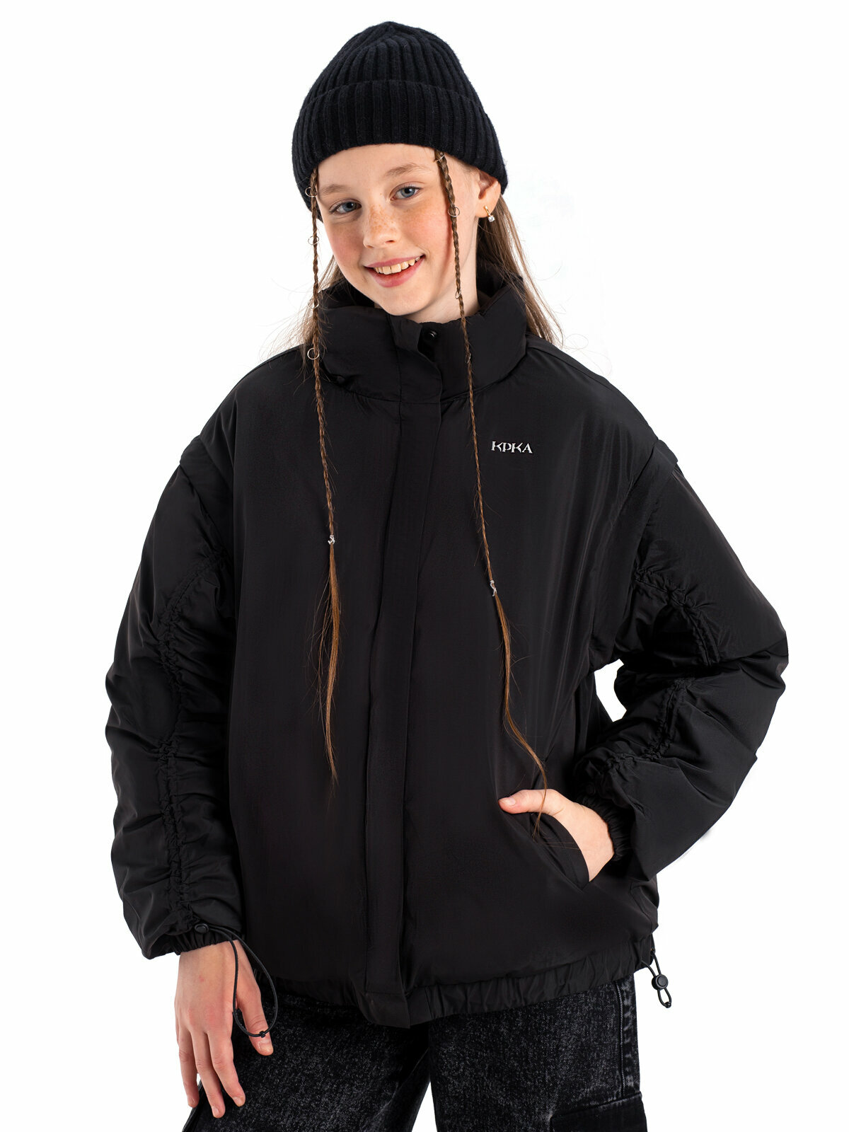 Куртка Kapika размер 164 черный