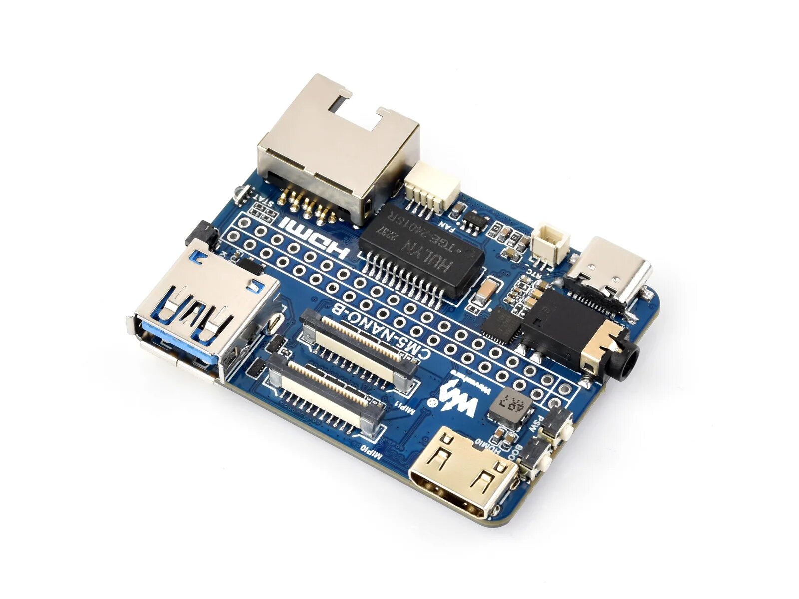 Waveshare Базовая плата Nano (B) для Raspberry Pi CM5