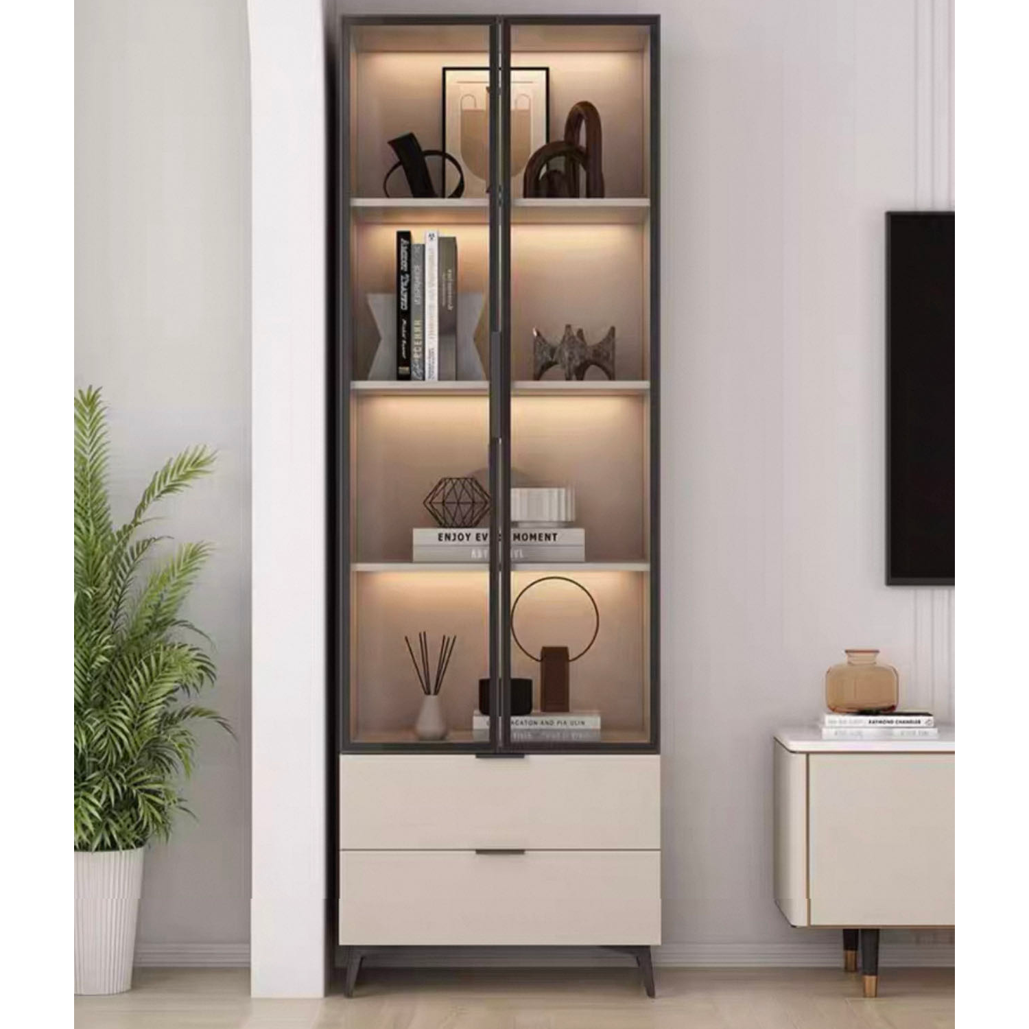 Витрина с ящиками для хранения Omeria (60см)
