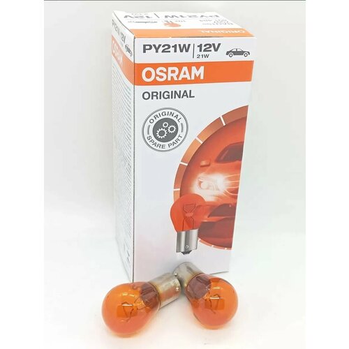 Автомобильная лампа 7507 Osram PY21W BAU15s 21W 12V 2шт 393₽