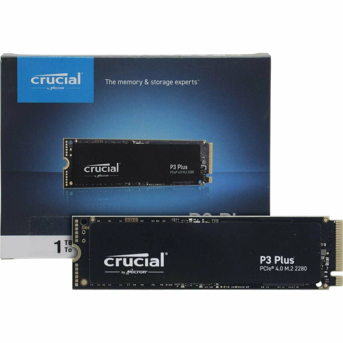 Внутренний SSD Crucial P3 Plus PCle4.0 M.2 2280 1 TB (CT1000P3PSSD8)