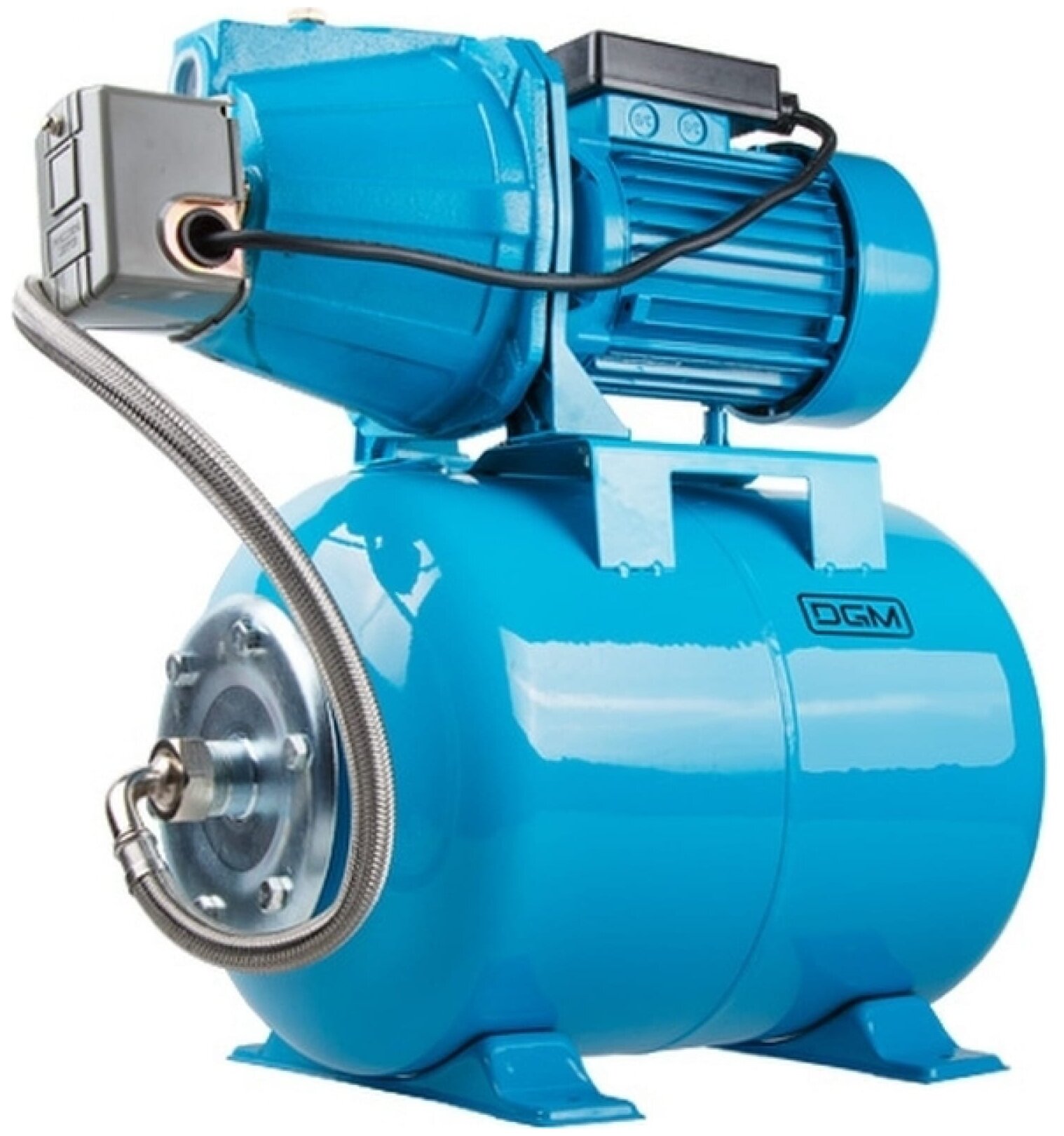 Станция водоснабжения автоматическая DGM BP-1100 (1100 Вт 3100 л/ч 45 м 5 бар макс корпус насоса .