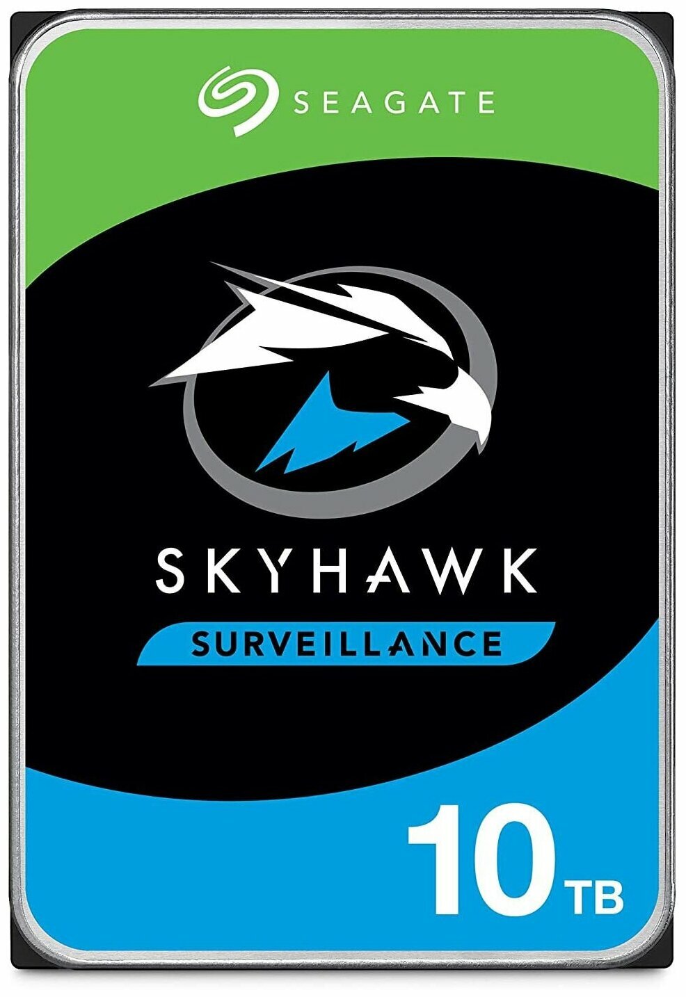 Жесткий диск Seagate SkyHawk ST10000VE001, 10TB, 3.5", 7200rpm, SATA, 256MB