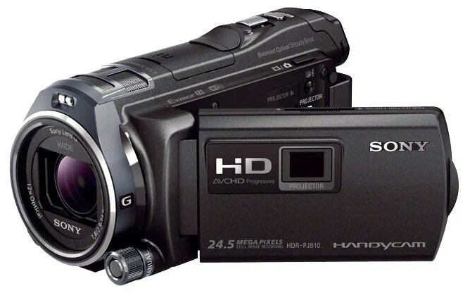Видеокамера Sony HDR-PJ810E, черный