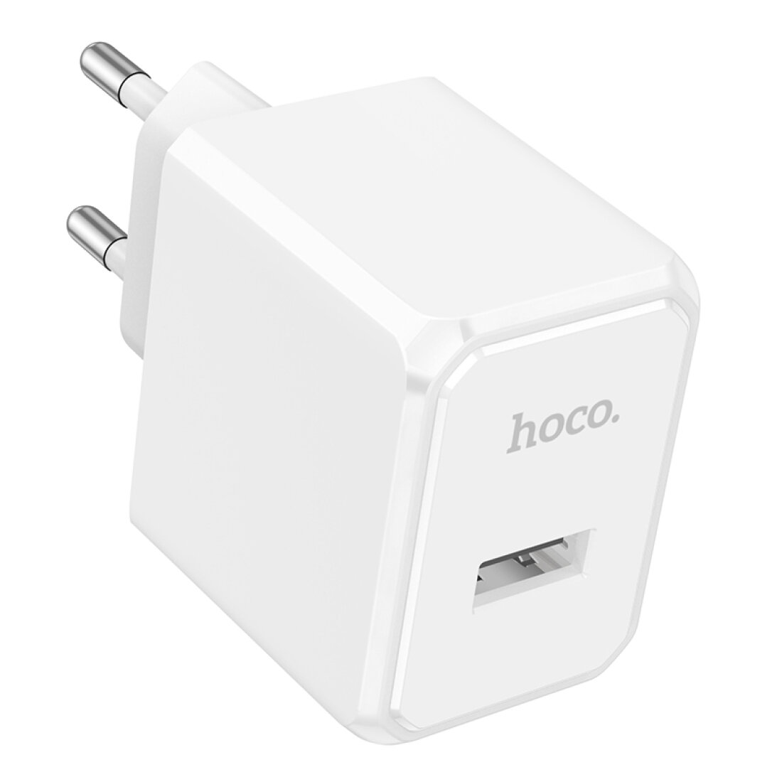 Сетевое зарядное устройство USB 2.1A Hoco CS11A Ocean, цвет: белый