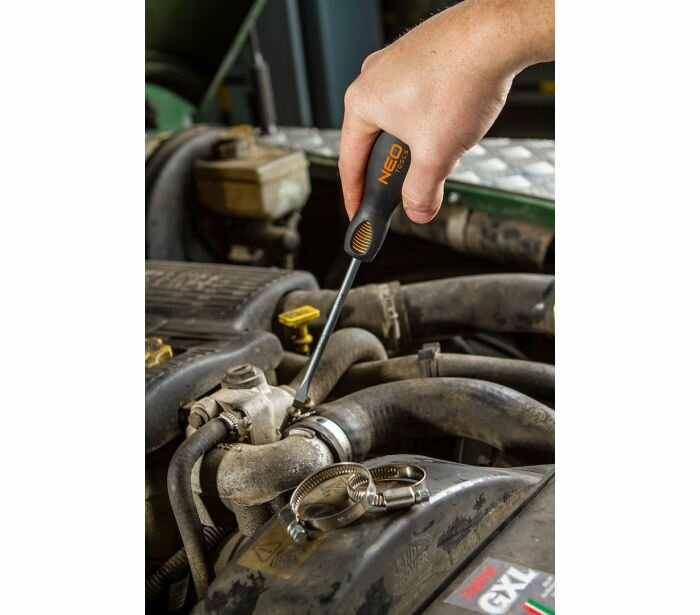 Отвертка шлицевая 6.5 x 150 мм CrMo, Neo Tools — фото 1