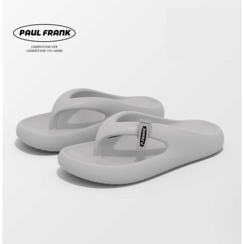 фото Сланцы paul frank ag+ антибактериальные, размер 42-43, серый