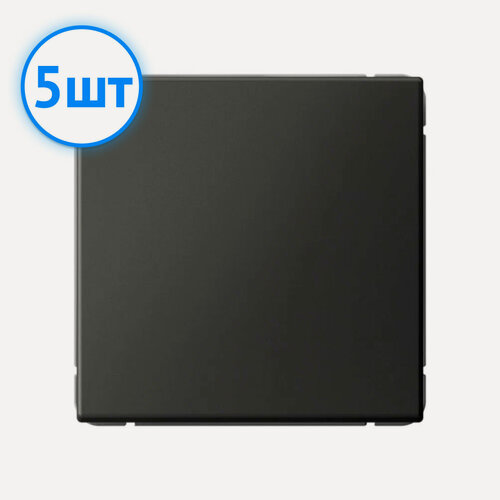 Изображение товара Механизм переключателя одноклавишный Systeme Electric ArtGallery базальт GAL001461 (комплект из 5 шт.)