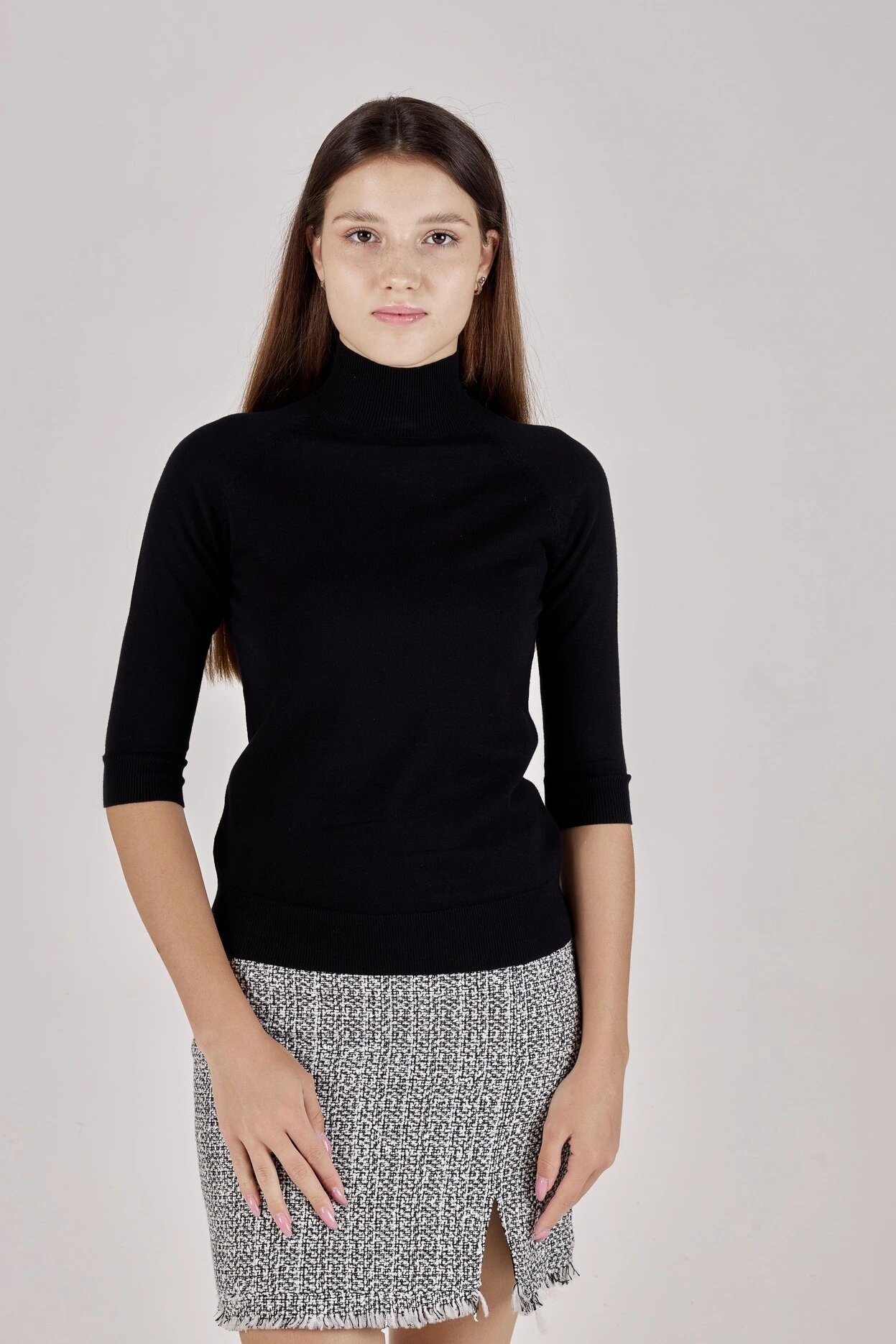 Водолазка Selfie, размер S, черный — фото 1