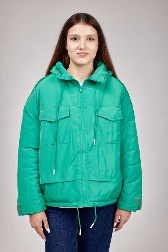 Куртка Selfie, размер S, зелёный — фото 1