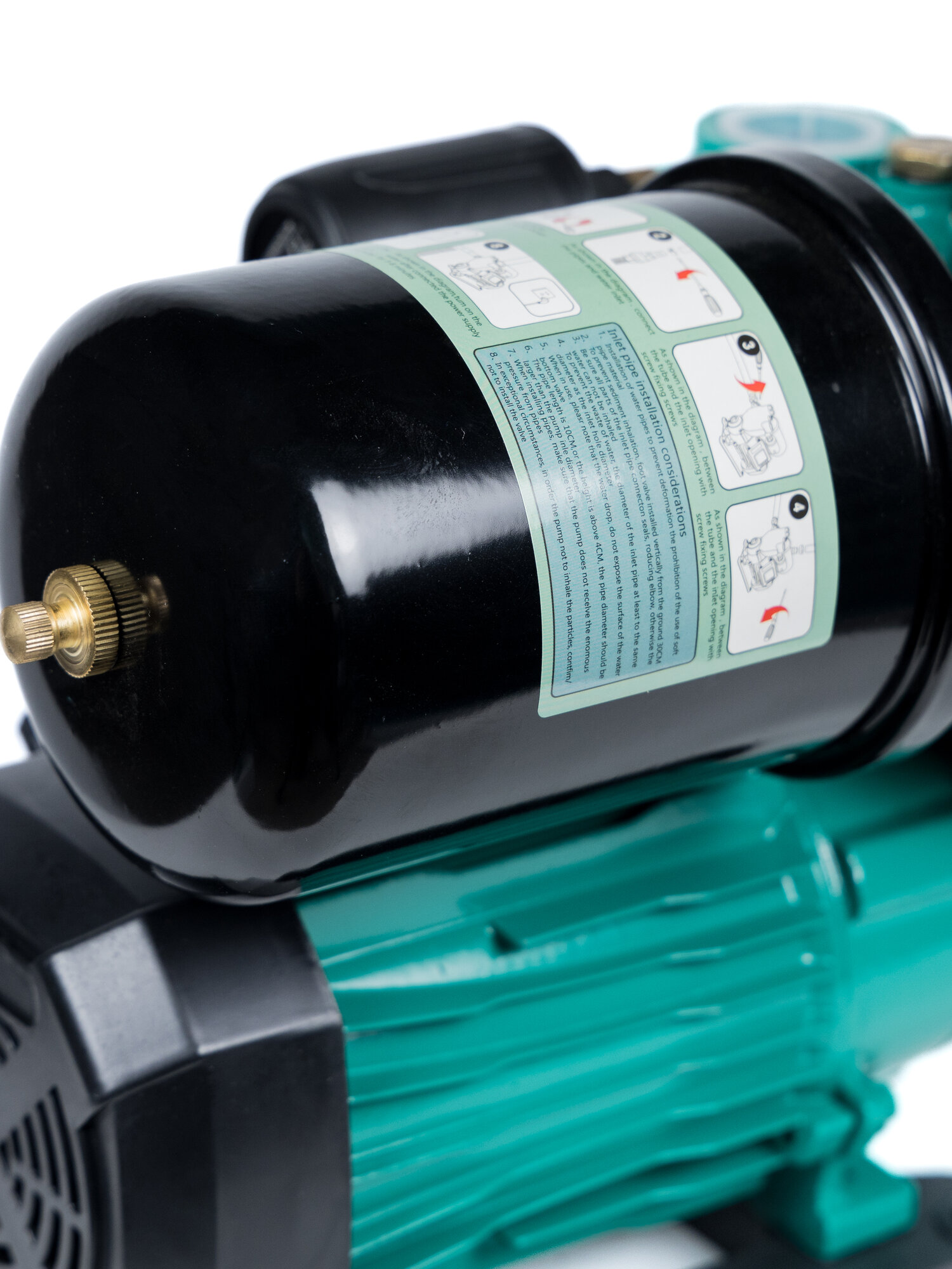 Насос OCO Tech Power, PW 370 поверхностный, мощность 370 Вт, высота всасывания 8 м — фото 1