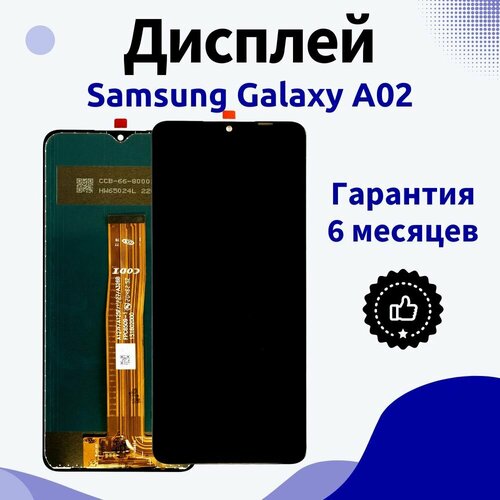 Дисплей для Samsung Galaxy A02, A022G, черный