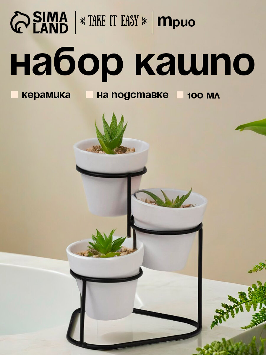 Набор кашпо Take It Easy 