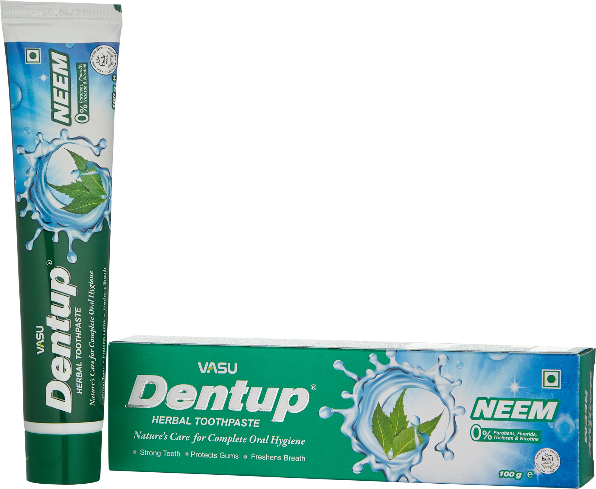 Зубная паста с экстрактом Нима (Vasu Dentup Tooth Paste - Neem 100gr)