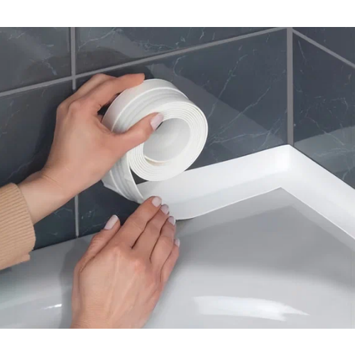 Лента бордюрная самоклеющаяся для ванной кухни и окон 38мм/3.2метра