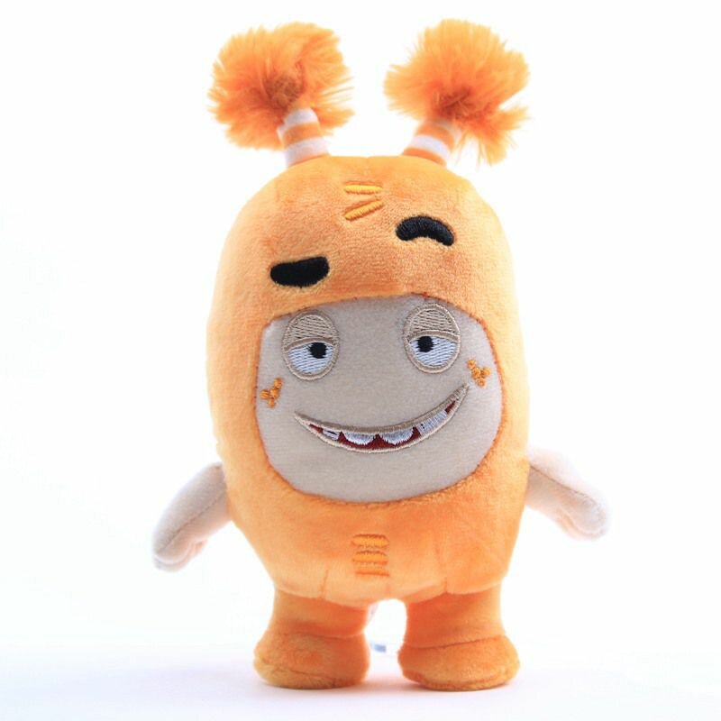 Мягкая игрушка Oddbods 18 см, плюшевая, с изображением Ньюта, Бабблс, Погго, Зи, Джефа и Фьюза, яркие цвета и оригинальный дизайн