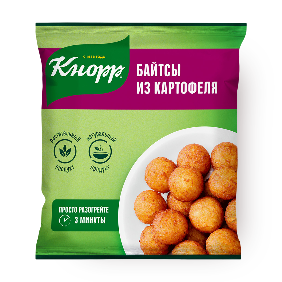 Байтсы Knorr Unilever, замороженные, овощные, 400 грамм, 1 упак.