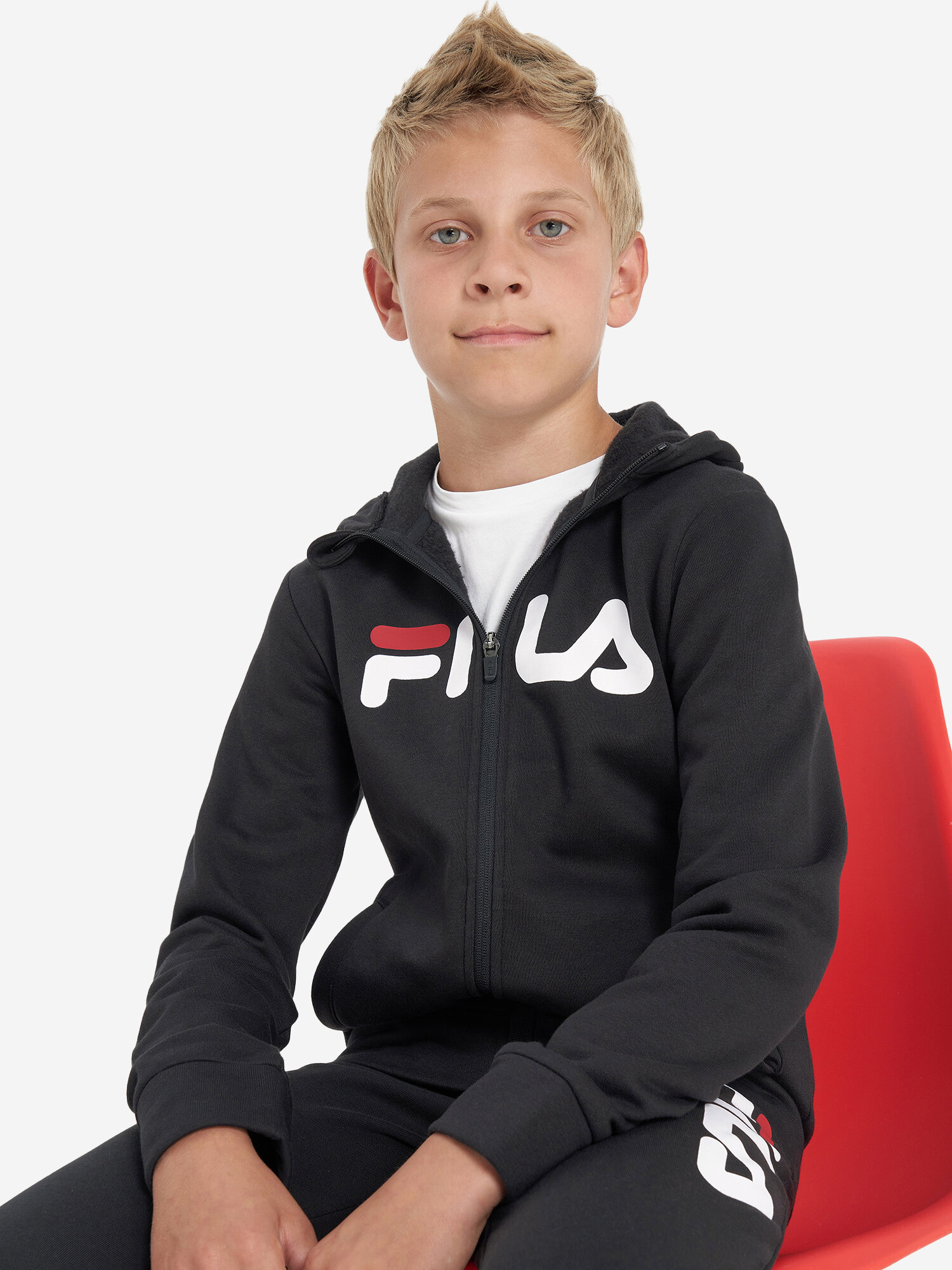 Толстовка Fila Sport Style Boy's FZ Jumper размер 146-152 черный
