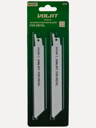 Изображение товара Полотно для сабельной пилы волат по металлу S922BF 150 мм 2 штуки (88021-02)