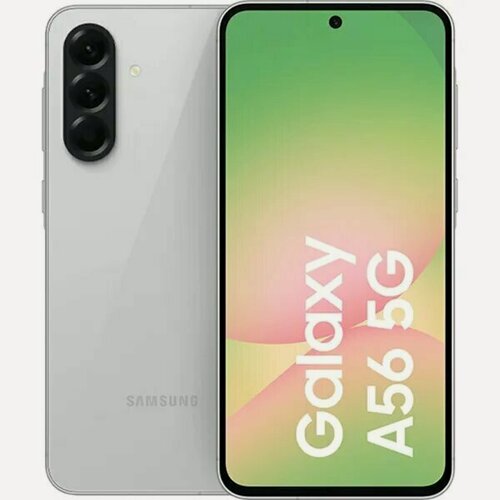 Изображение товара Смартфон Samsung Galaxy A56 5G 12/256 ГБ, Dual: nano SIM + eSIM, серый (Lightgray)