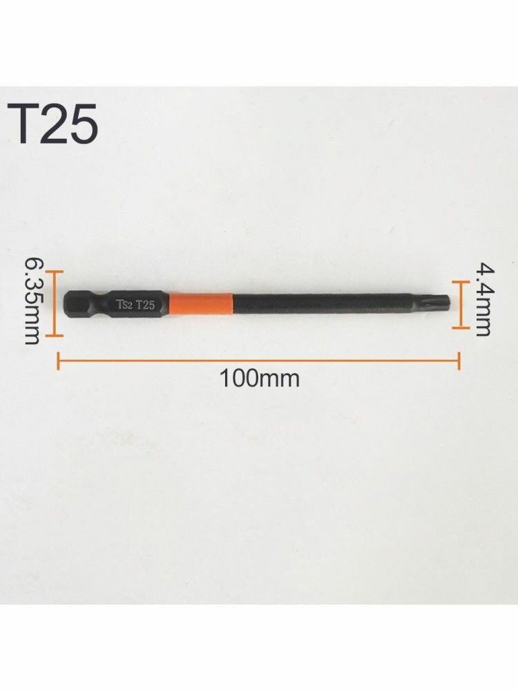 OZ-CUCR-1 шт 100 мм 1 4 дюйма шестигранная головка сверла магнитная для Torx отверток бит для T10-T40