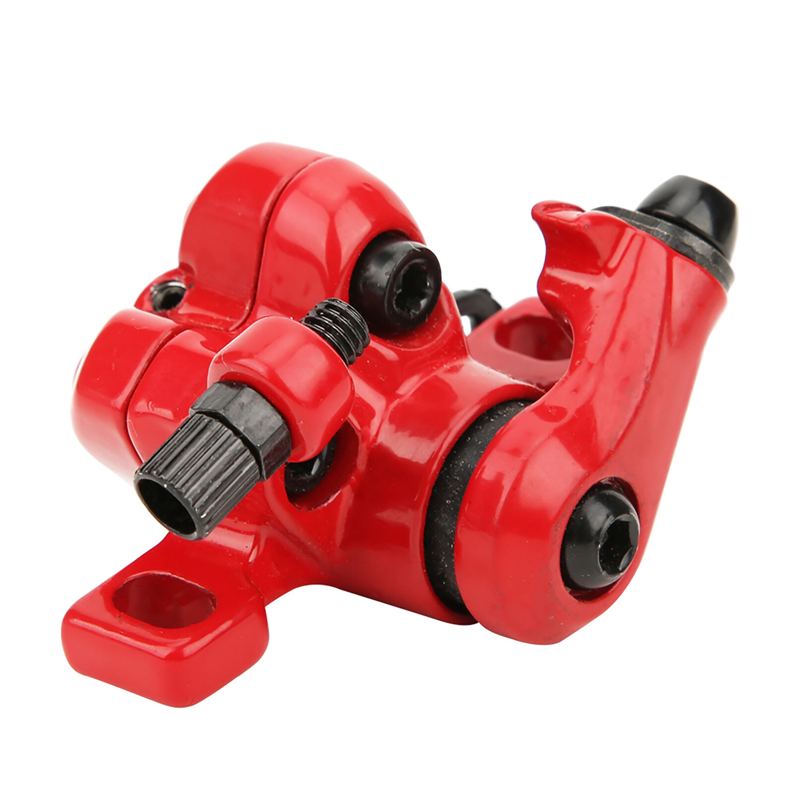 Изображение Компактный металлический дисковый тормоз на заднее колесо для электросамоката Xiaomi 365, прочный сменный тормозной механизм, красный