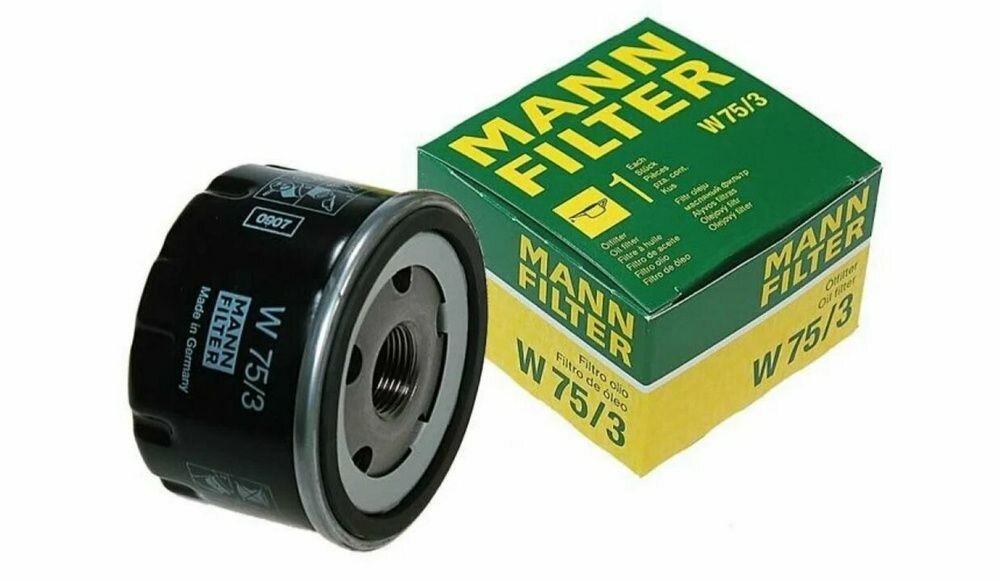 MANN Фильтр масляный оригинальный для рено Логан Сандеро Флюентс Дастер Меган лада Ларгус X-Ray Vesta