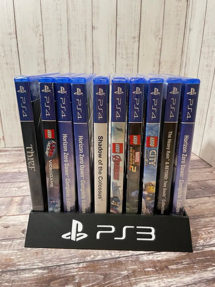 Подставка для дисков PS3 черная