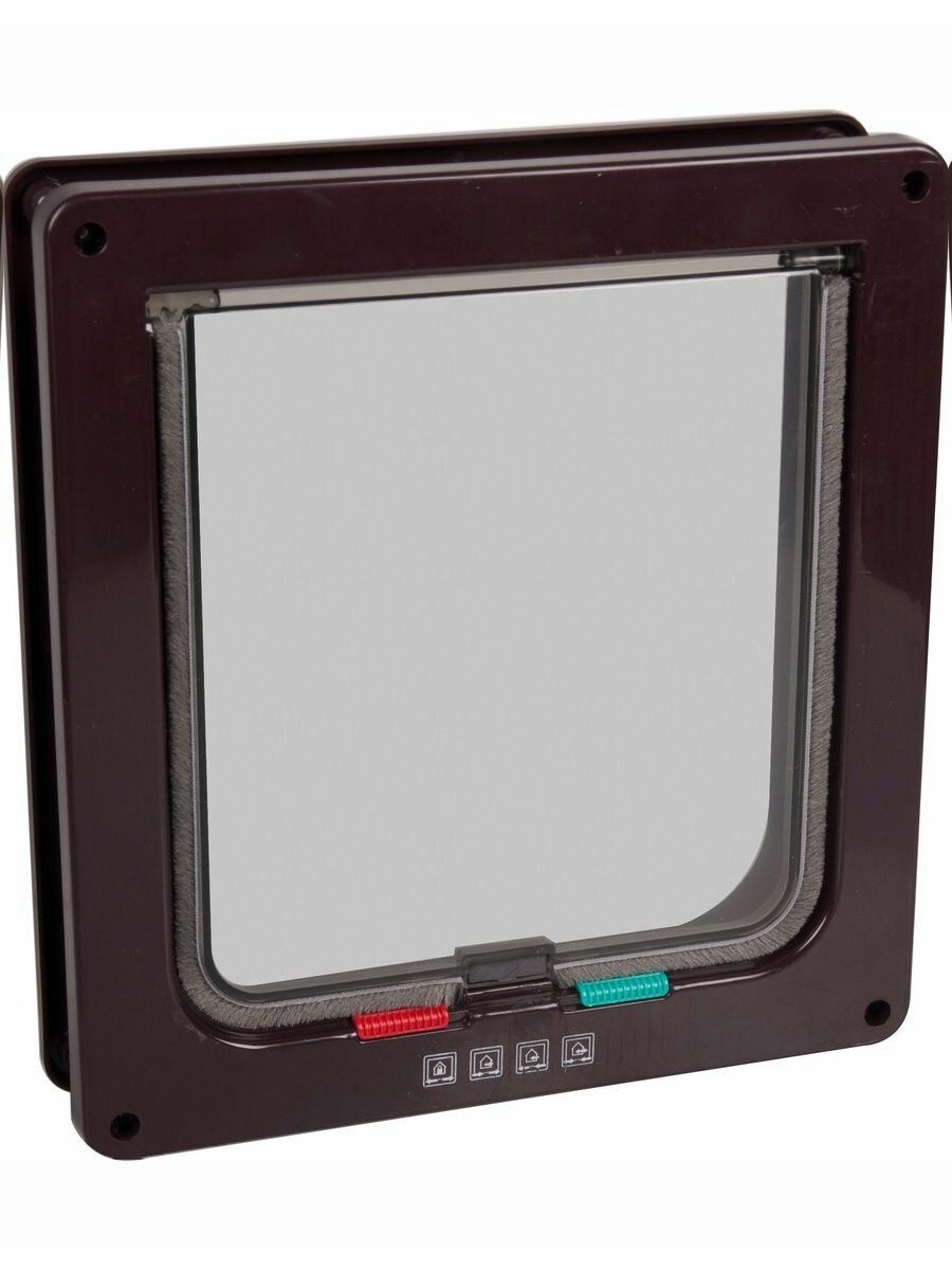 FLAMINGO Дверца для кошки PORTA - 4 165 см Ш(выреза) х 174 см В(выреза) х 138 см Г коричневый